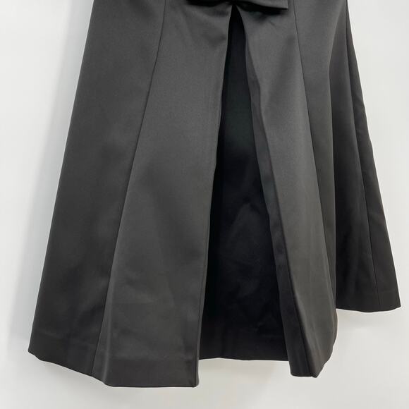 Lovers and Friends | NWT Ione Mini Dress in Black & Ivory Satin Tuxedo Bow S - Picture 6 of 10